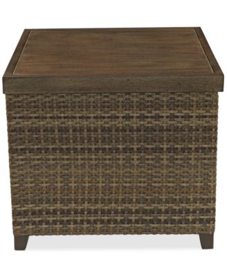 Agio CLOSEOUT! Leighton Outdoor Storage End Table