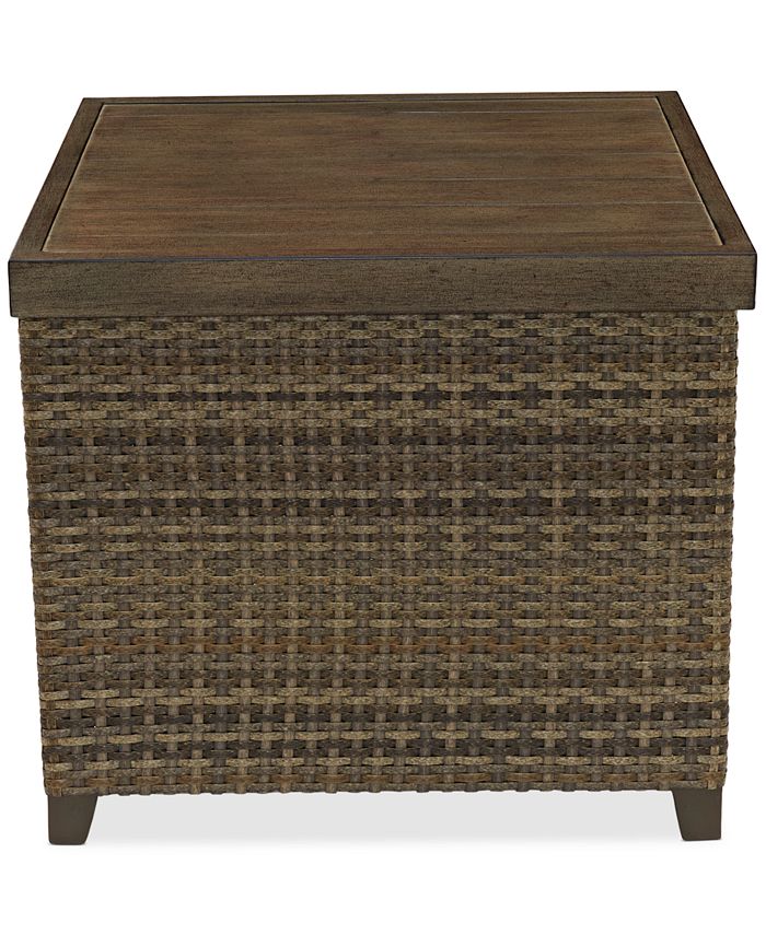 Agio Leighton Outdoor Storage End Table Macy's