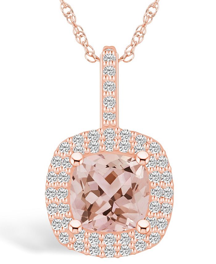 Macys morganite clearance necklace