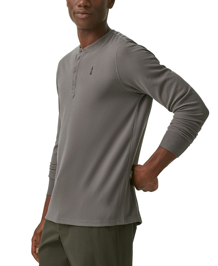 Bass Outdoor Mens Hilltop Henley Shirt Green Size Small main image 1