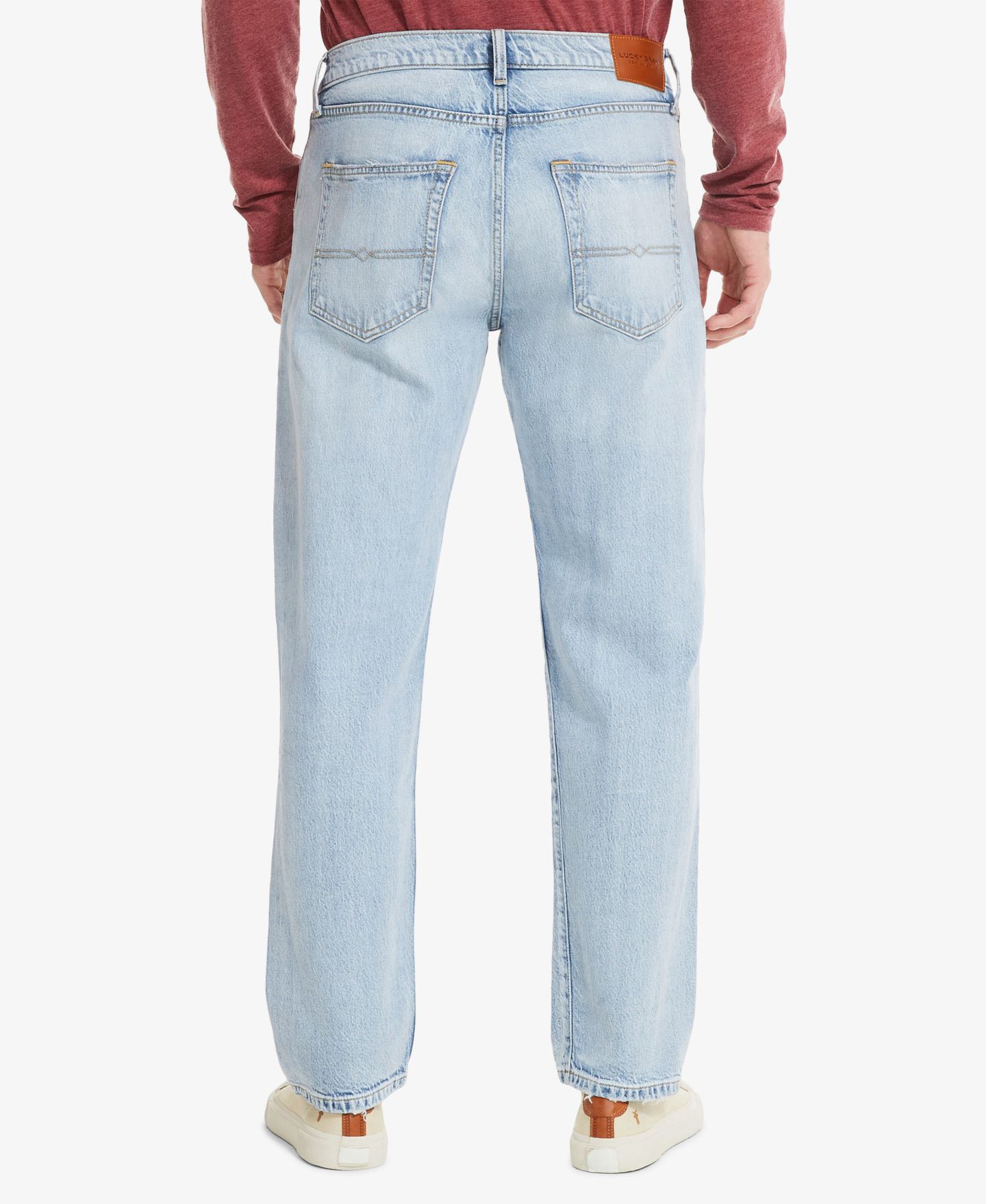 Мужские джинсы Lucky Brand 181 Relaxed Straight Stretch, цвет: Belmar — фото 2