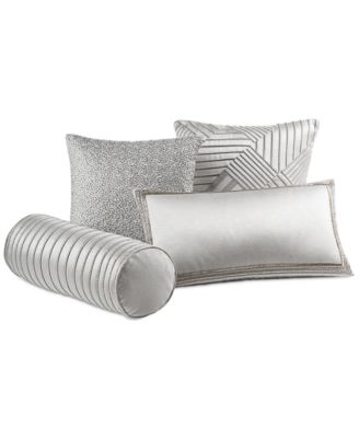 LAST ACT! Glint Bolster Decorative Pillow, 8" x 20", Exclusively at Macy’s