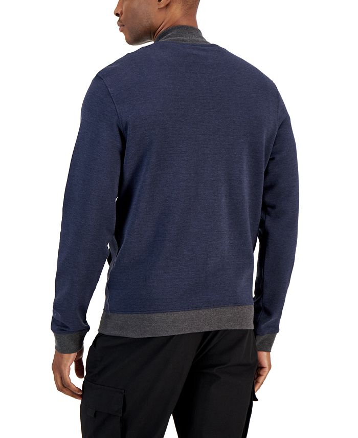 Alfani Men's Zip-Front Sweater Jacket, Created for Macy's & Reviews ...