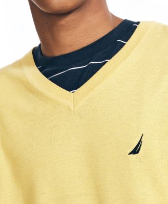 Men's Navtech Performance Classic-Fit Soft V-Neck Sweater