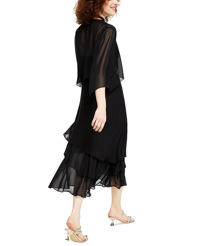 alex evenings chiffon cover up