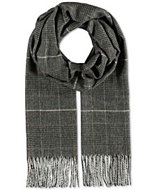 Men's Prince of Wales Plaid Scarf 