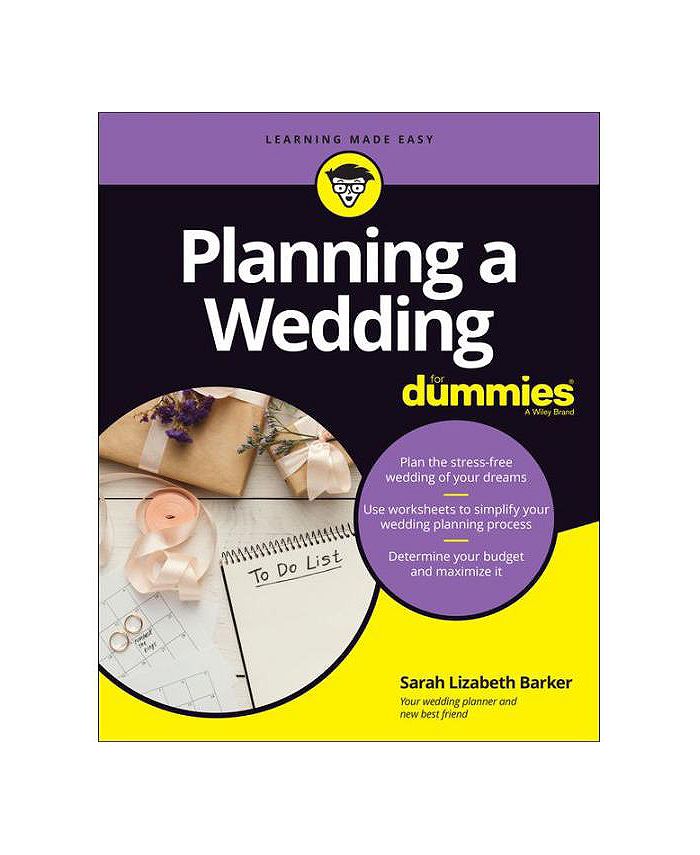 Barnes & Noble Planning A Wedding For Dummies by Sarah Lizabeth Barker