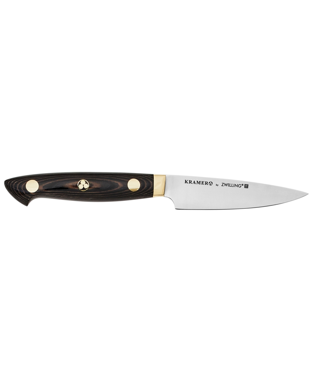 Zwilling Bob Kramer Carbon 2.0 Paring Knife, 3.5" In Brown And Silver-tone