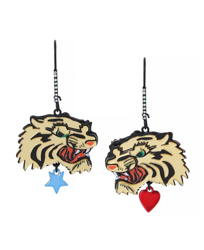 Betsey johnson tiger top earrings