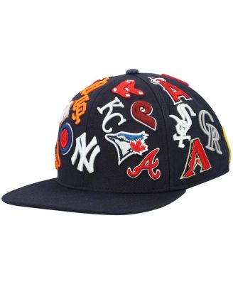 Men s Pro Standard Navy Mlb Pro League Wool Snapback Hat Macy s