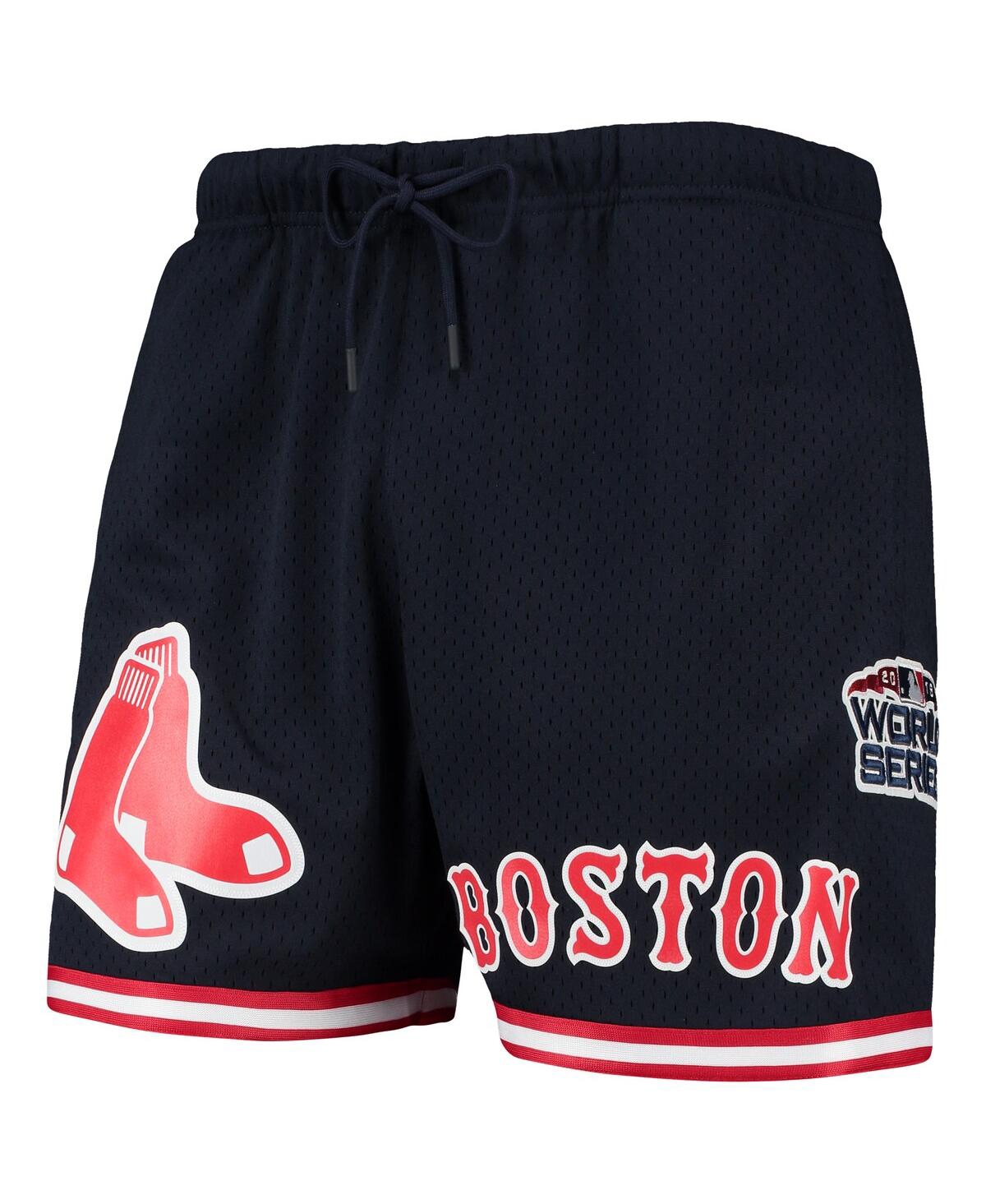 PRO STANDARD MEN'S PRO STANDARD NAVY BOSTON RED SOX 2018 WORLD SERIES MESH SHORTS 