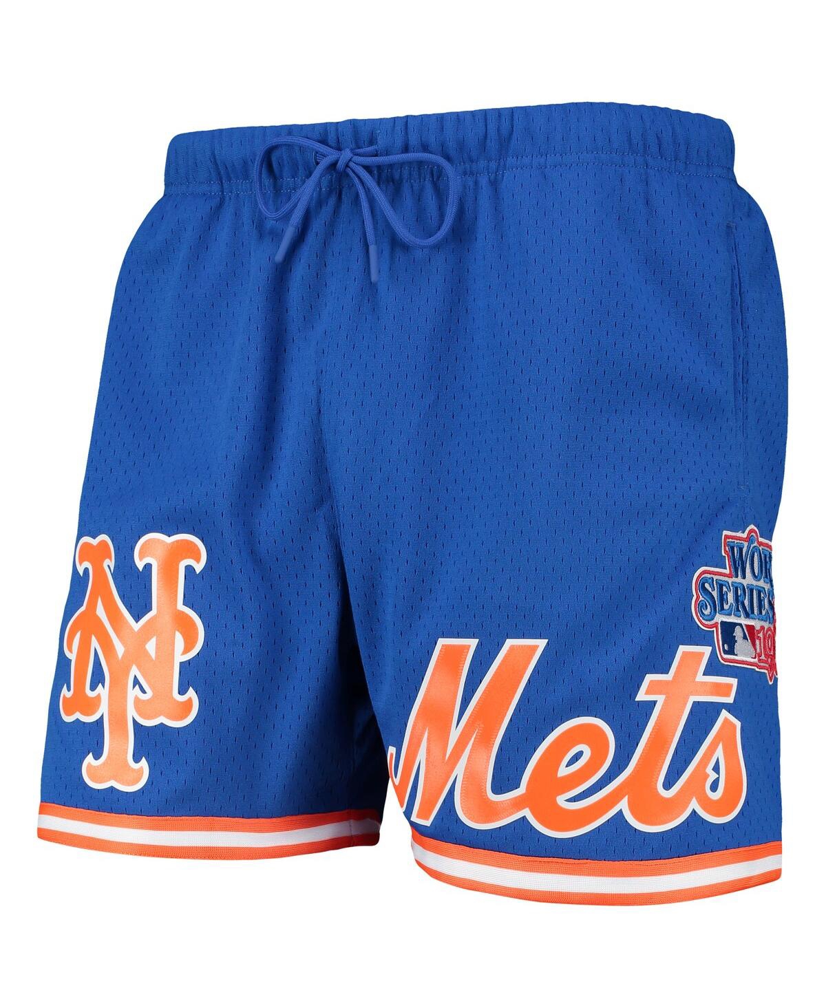 Pro Standard Royal New York Mets 1986 World Series Mesh Shorts In Royal