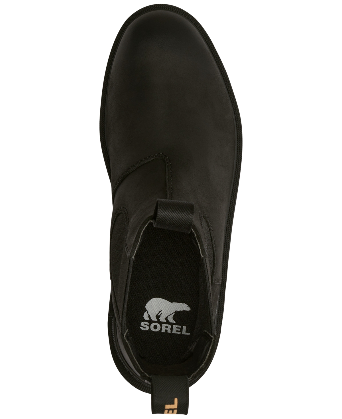 Shop Sorel Women's Hi-line Chelsea Lug-sole Booties In Black,elk