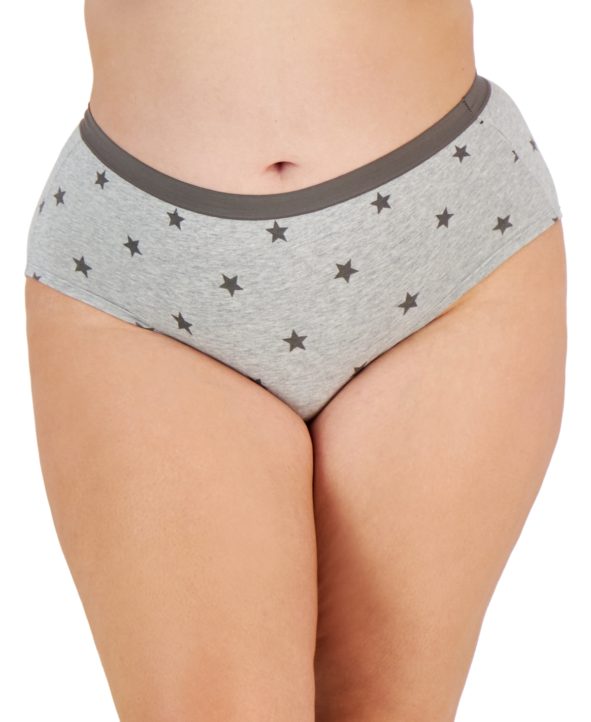 Jenni Plus Size Lace-Trim Hipster Underwear, Created for Macy's