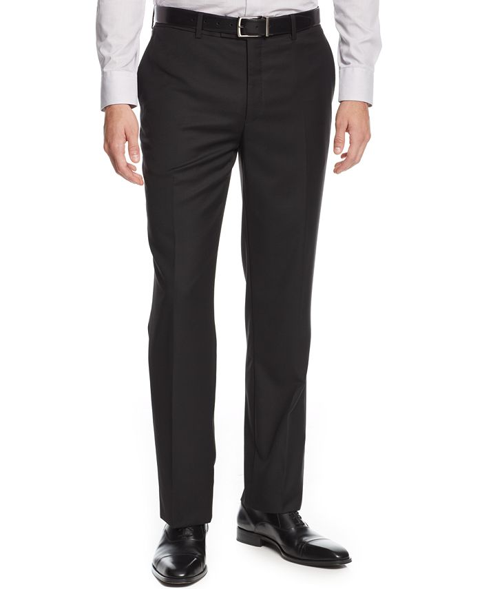 DKNY Black Solid Extra-Slim-Fit Suit - Macy's