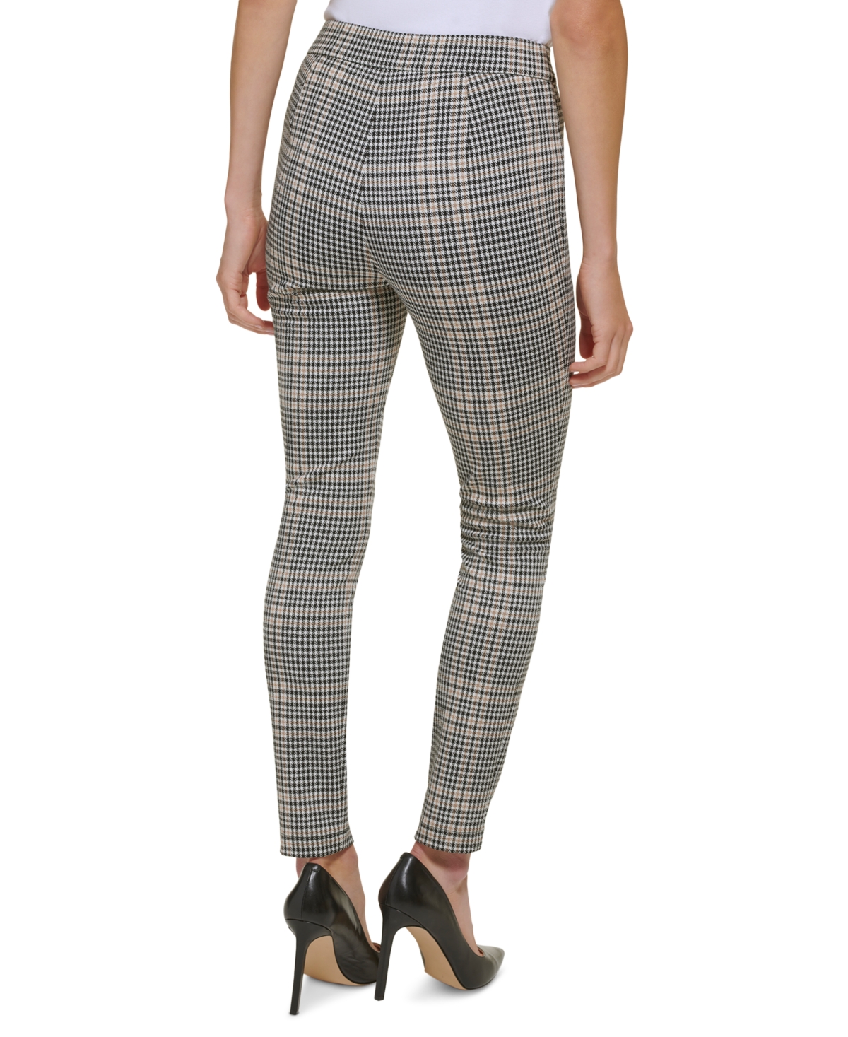 Tommy Hilfiger Women's Plaid Stretch Pull-On Pants