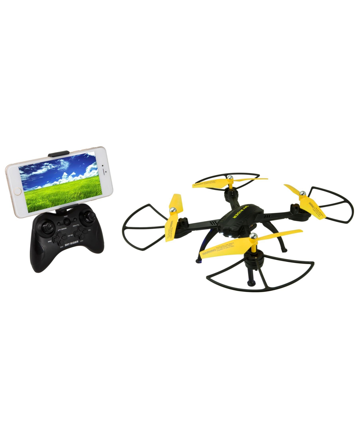 iLive Sky Rider X-11 Stratosphere Quad Copter Drone with Wi-fi Camera,