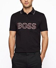 BOSS Men's Cotton-Blend Polo Shirt