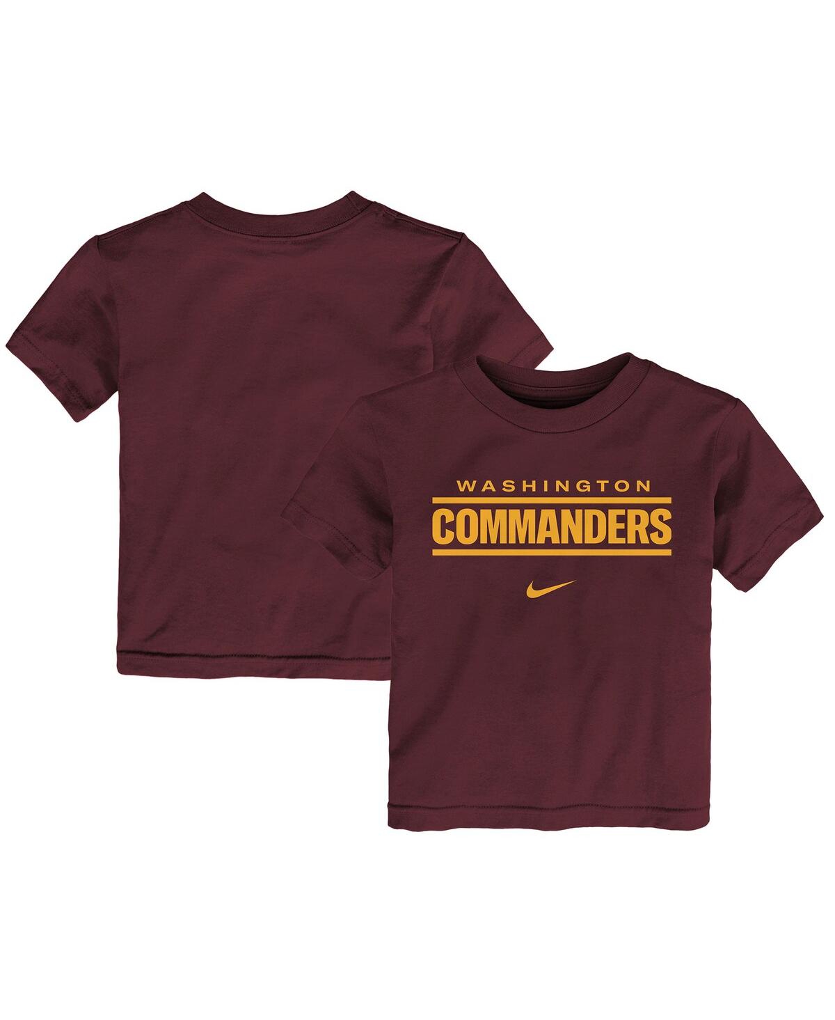Nike Babies' Preschool Boys And Girls  Burgundy Washington Commanders Team Logo T-shirt