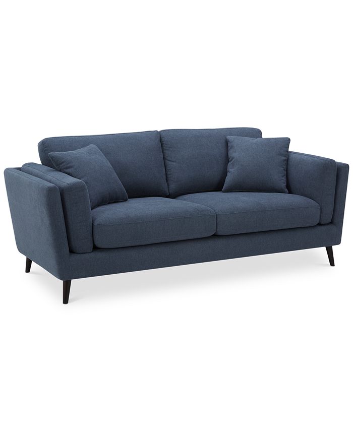 Macys velvet hot sale couch