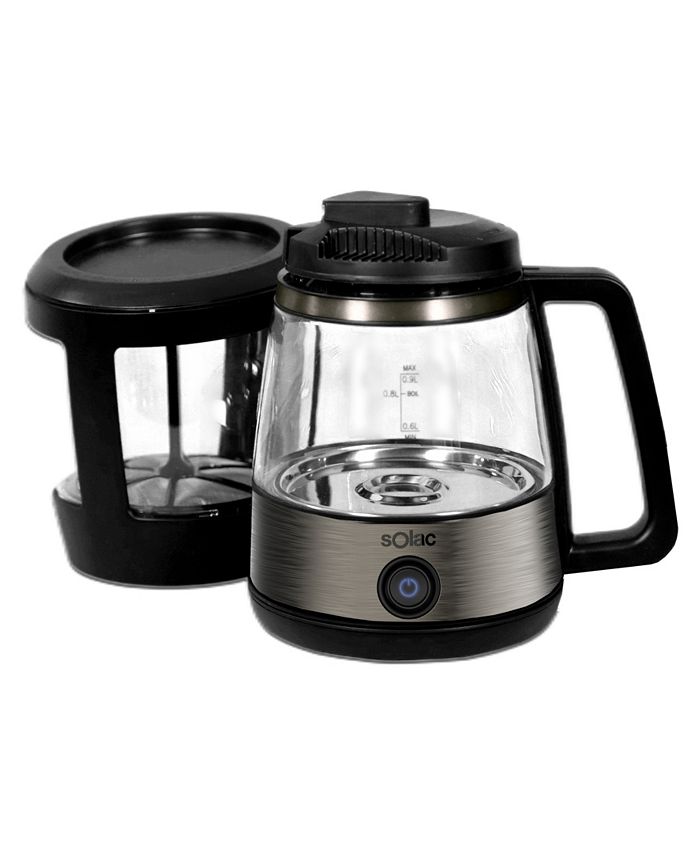 SOLAC Siphon Brewer 3in1 Vacuum Coffee and Tea Maker & Water Boiler