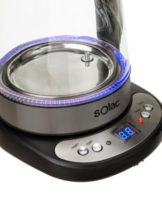 Aroa Premium Cordless Glass Electric Brew Kettle with Adjustable Temperature 