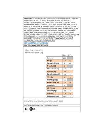 Godiva Holiday Luxury Chocolate Truffles Advent Calendar, 24 Pieces