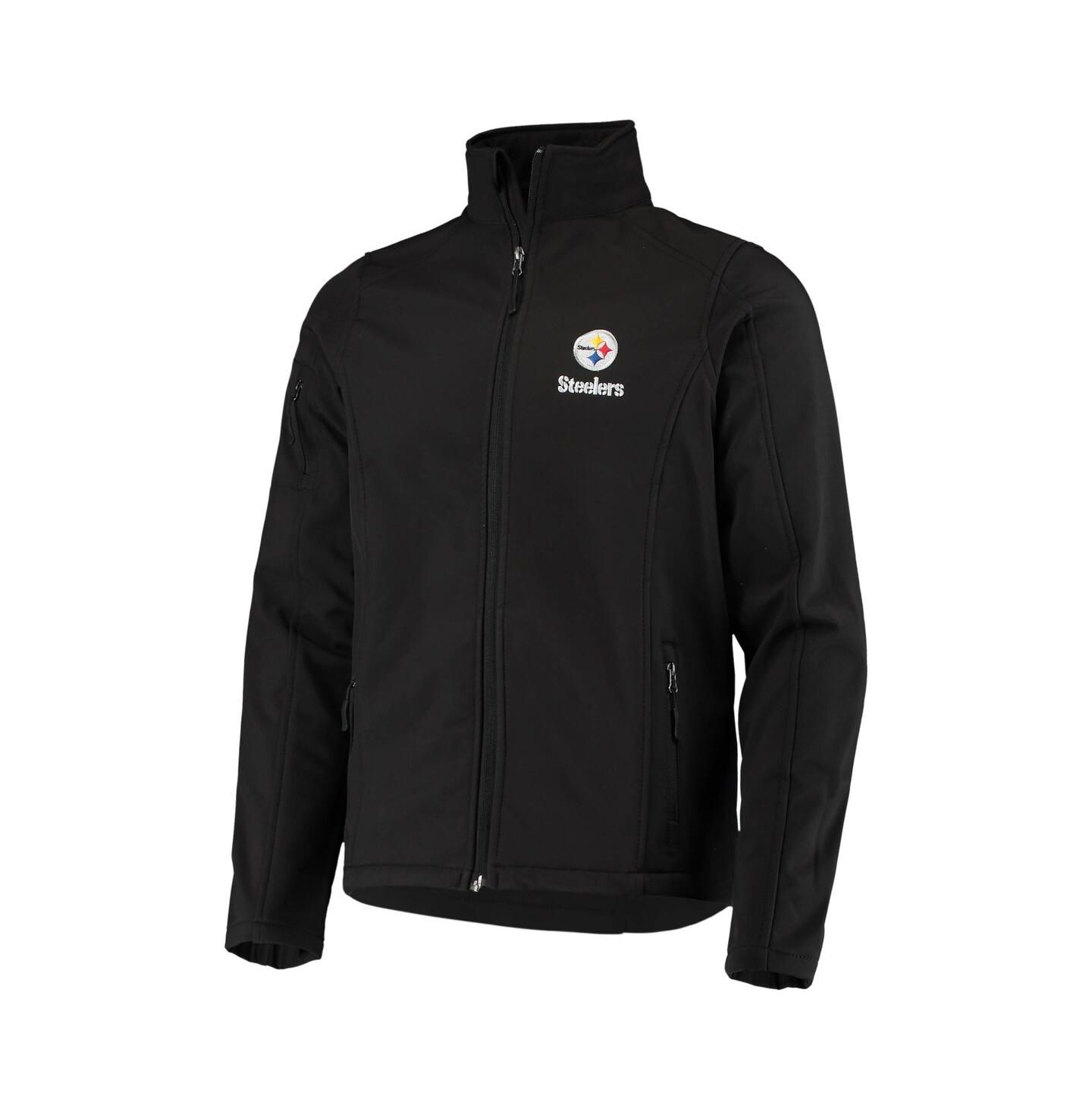 Мужская куртка Dunbrooke Black Pittsburgh Steelers Sonoma Softshell Full-Zip — фото 4