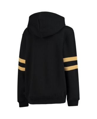 Mitchell & Ness Big Boys Black New Orleans Saints Big Face Pullover Hoodie
