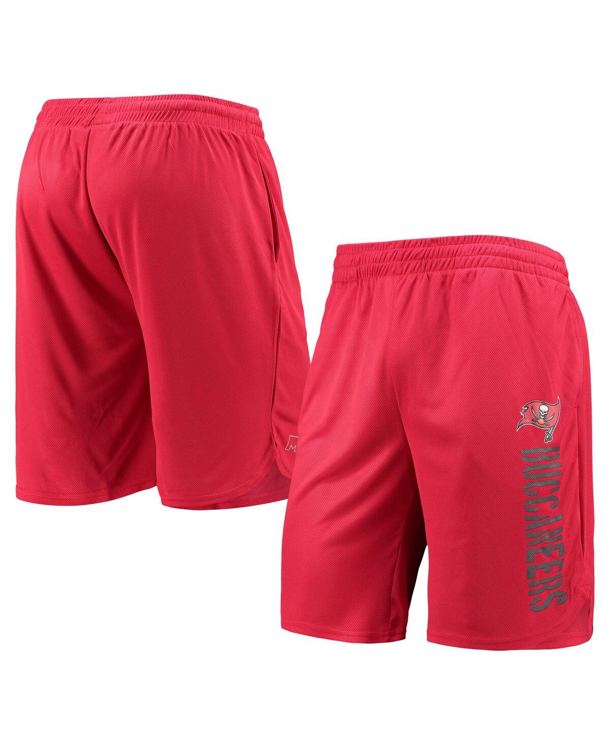 Msx By Michael Strahan Men's  Red Tampa Bay Buccaneers Training Shorts In Red
