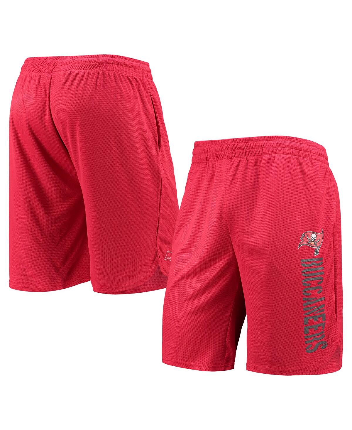 Shop Msx By Michael Strahan Men's  Red Tampa Bay Buccaneers Training Shorts