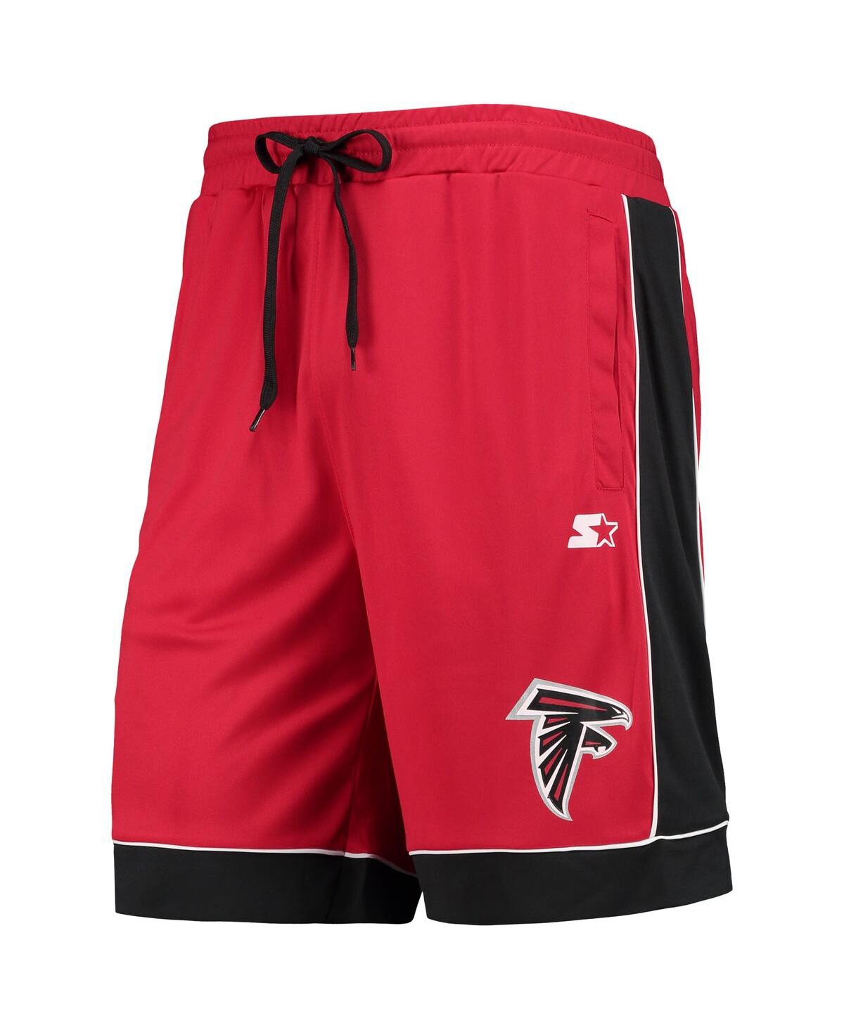 Shop Starter Men's  Red, Black Atlanta Falcons Fan Favorite Fashion Shorts In Red,black