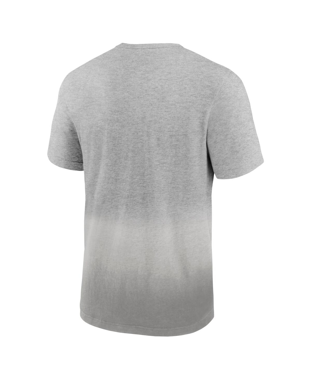 Fanatics Branded Heathered Gray/gray Cleveland Browns Team Ombre T-shirt In Heathered Gray,gray
