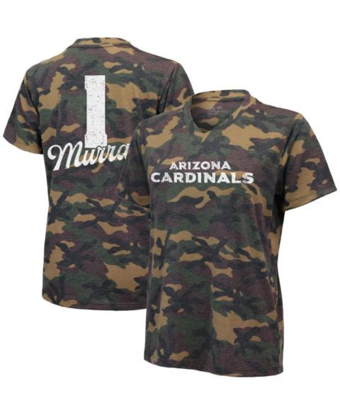 Женская футболка Industry Rag Kyler Murray Camo Arizona Cardinals Name and Number Tri-Blend V-Neck