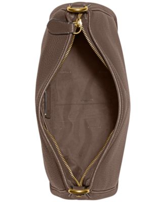 Cary Medium Soft Pebble Leather Shoulder Bag