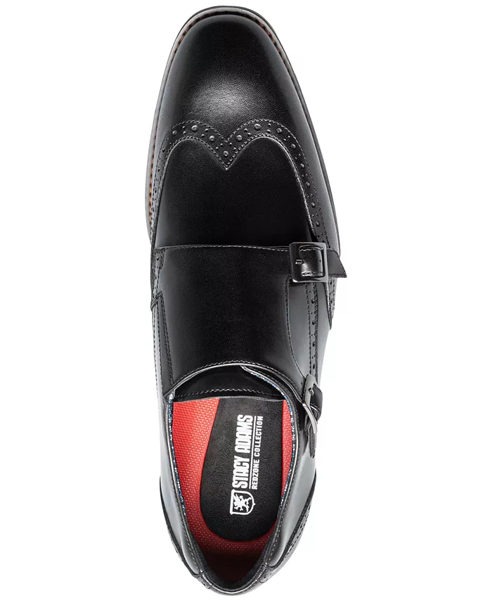 Men's Karson Wingtip Double-Monk Strap Dress Shoe - thumbnail 6