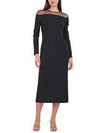 Women's Brinley Long-Sleeve Midi Dress