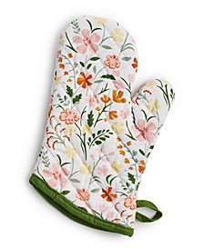 Floral-Print Heat-Resistant Oven Mitt, Created for Macy's