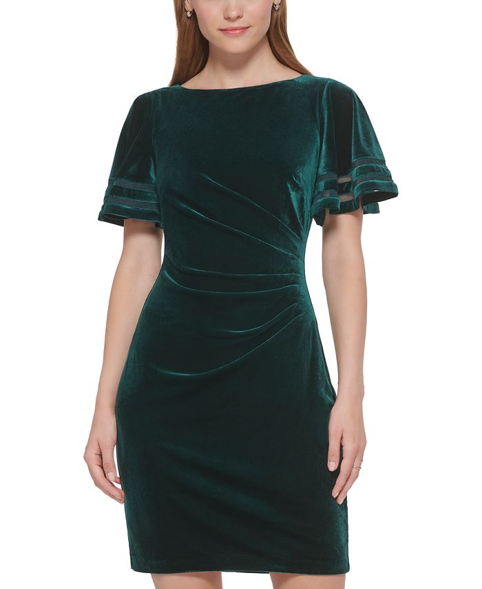 green floor length dress Kenzie Maxi Dress Green