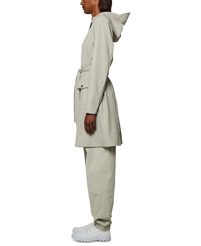 Belted hooded Raincoat