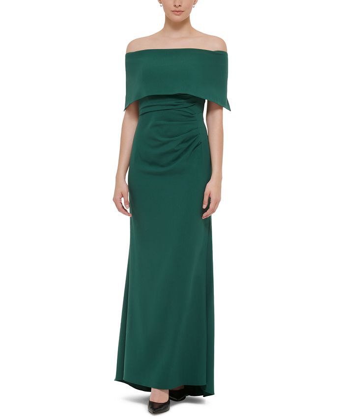 Vince Camuto Women's Off-The-Shoulder Gown - Macy's