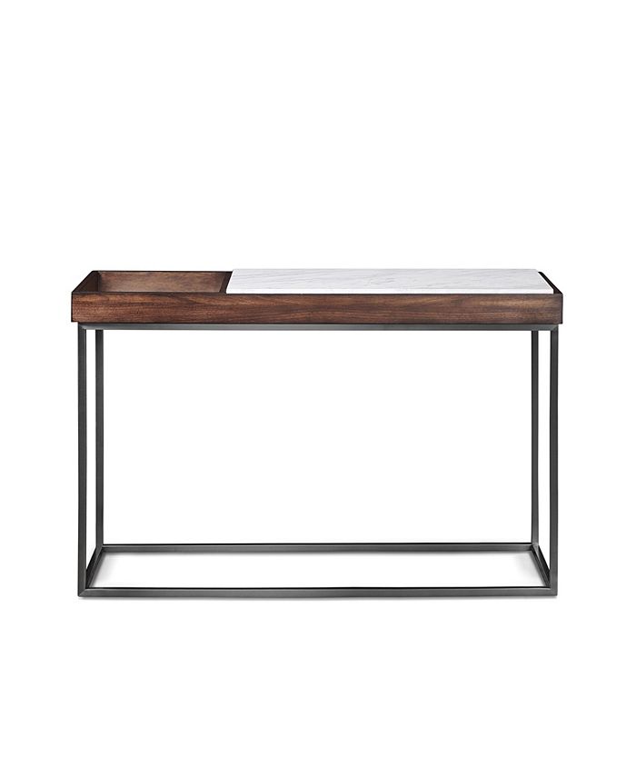 Furniture Ennis Marble Console Table Macy's