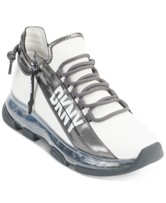DKNY Women's Tokyo Lace-Up Zip Sneakers - Macy's