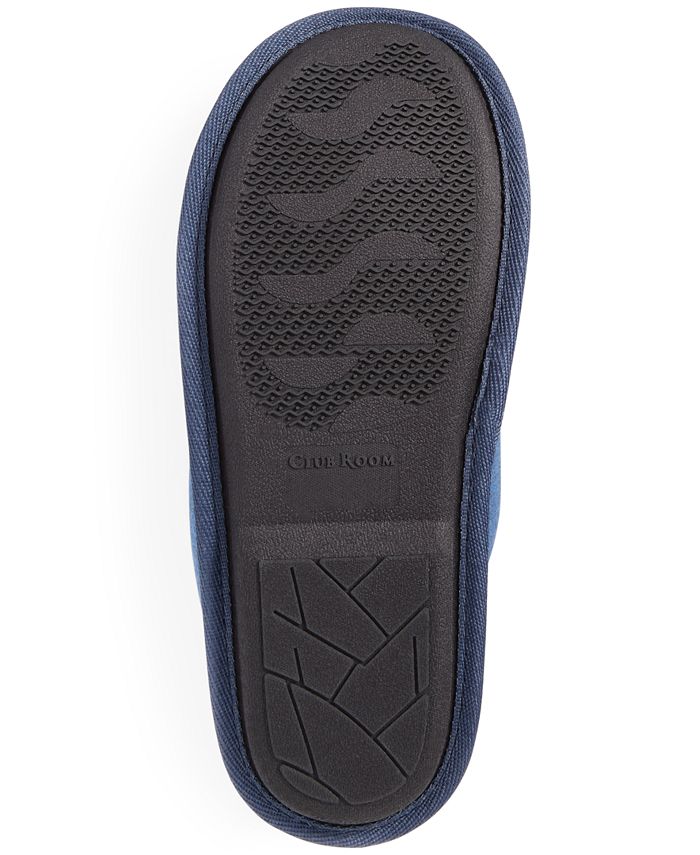 Macy's Club Room Men's Holiday Truck Fleece-Lined Slippers, Created for ...
