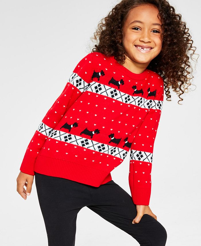Holiday top sweater girls