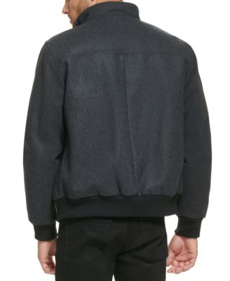Calvin Klein Men's Wool Bomber Jacket 
