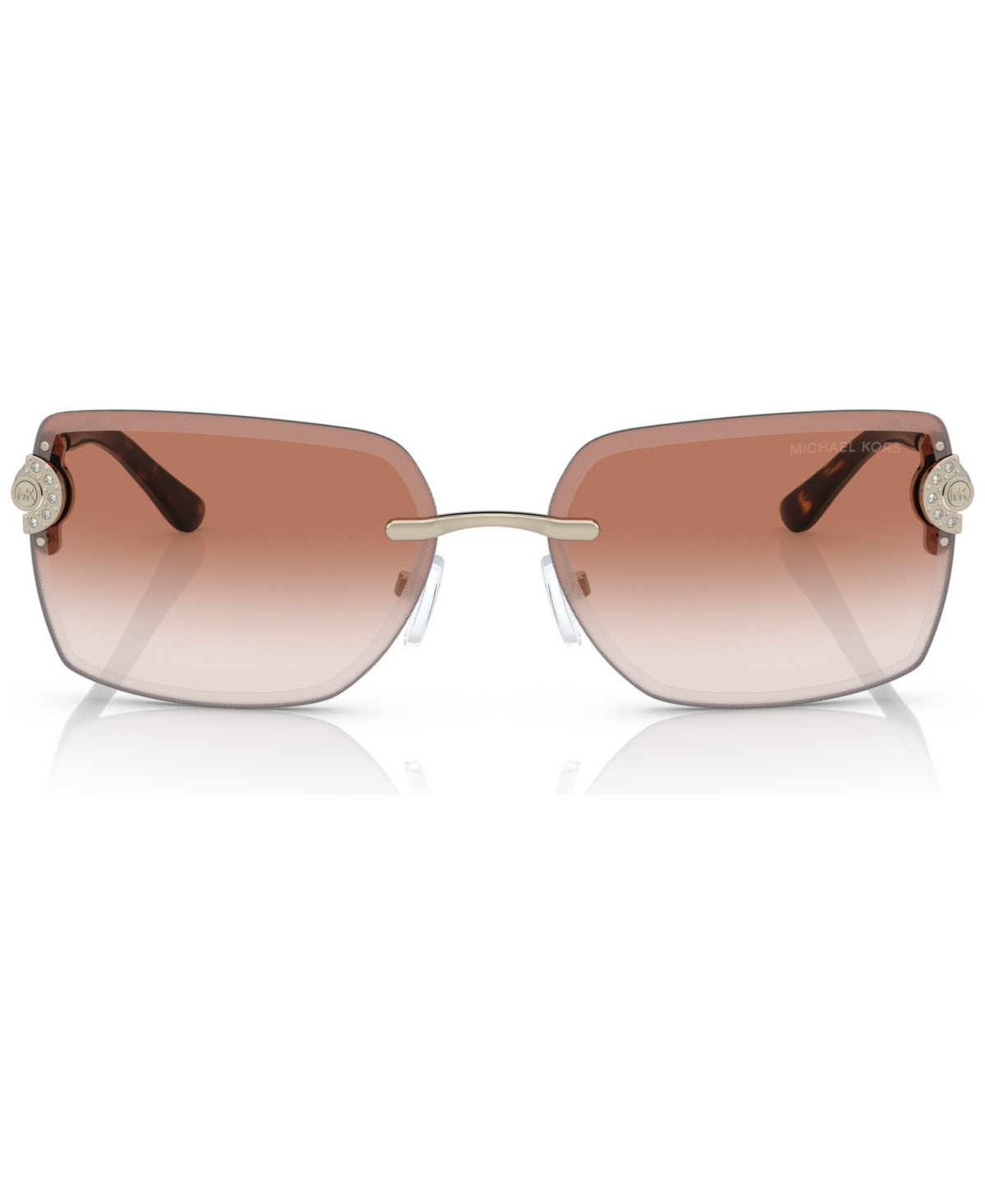 Shop Michael Kors Sedona Women's Sunglasses, Mk1122, Exclusively Ours In Light Gold-tone