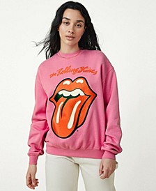 Women's Rolling Stones Crew Sweatshirt
