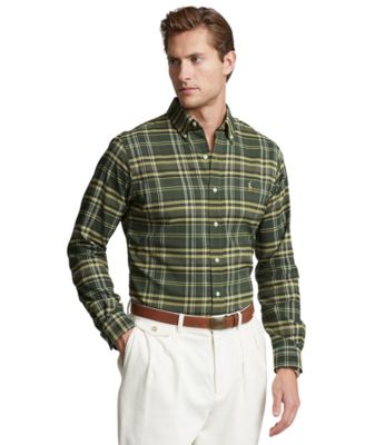 BRAND hotsell NEW Polo By Ralph Lauren Plaid Green Button Up Men's Size XL