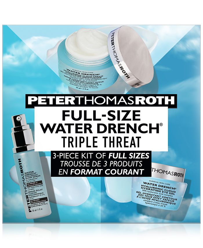 Peter Thomas Roth 3Pc. FullSize Water Drench Triple Threat Set Macy